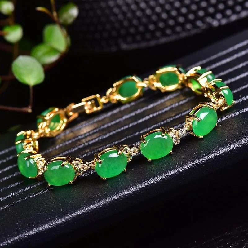 Beading - Bracciale con perline AMORE in agata