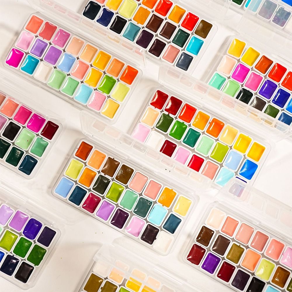 Set di acquerelli da 24 colori - Watercolor Paint Set Solid Pigment recensione e prezzo