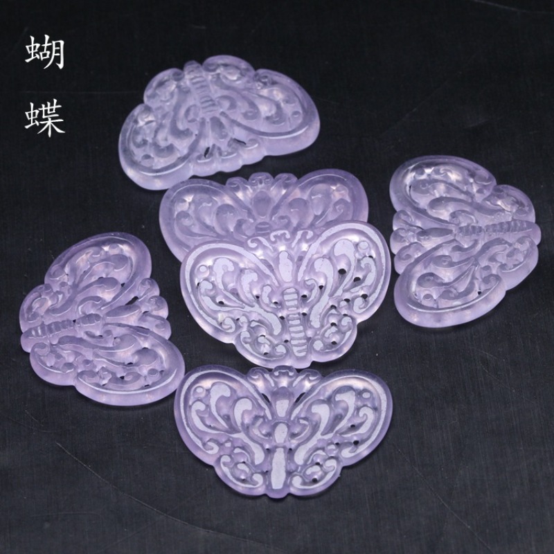 2 pezzi di giada viola natural - Beading recensione e prezzo