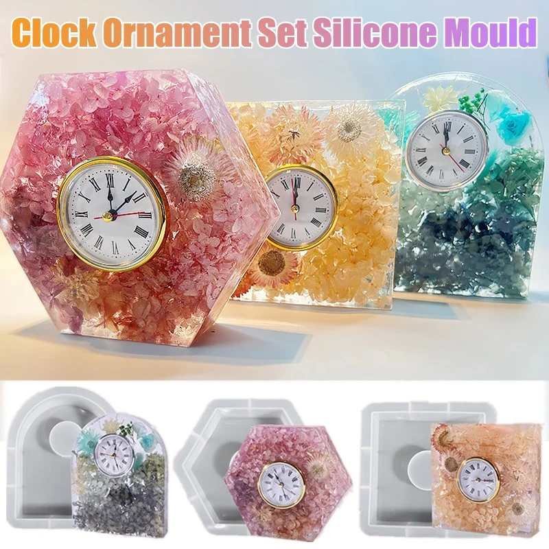 Set di ornamenti per orologi S - Silicone Epoxy Resin Molds Set recensione e prezzo