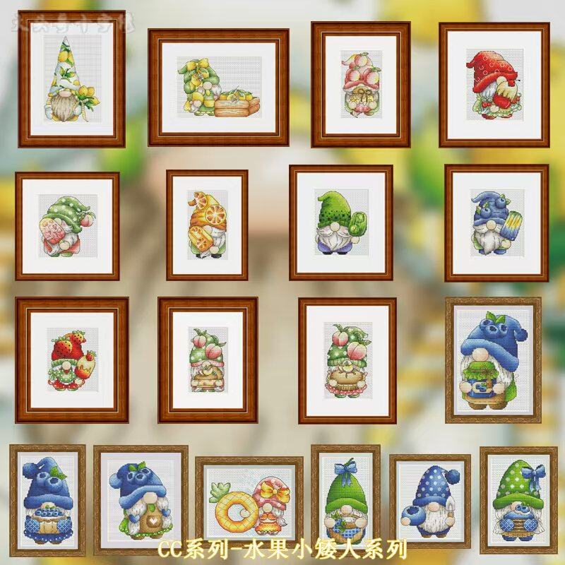 【Serie CC - Serie Frutta Nano】 - Cross Stitch Stamped Kits Beginners recensione e prezzo