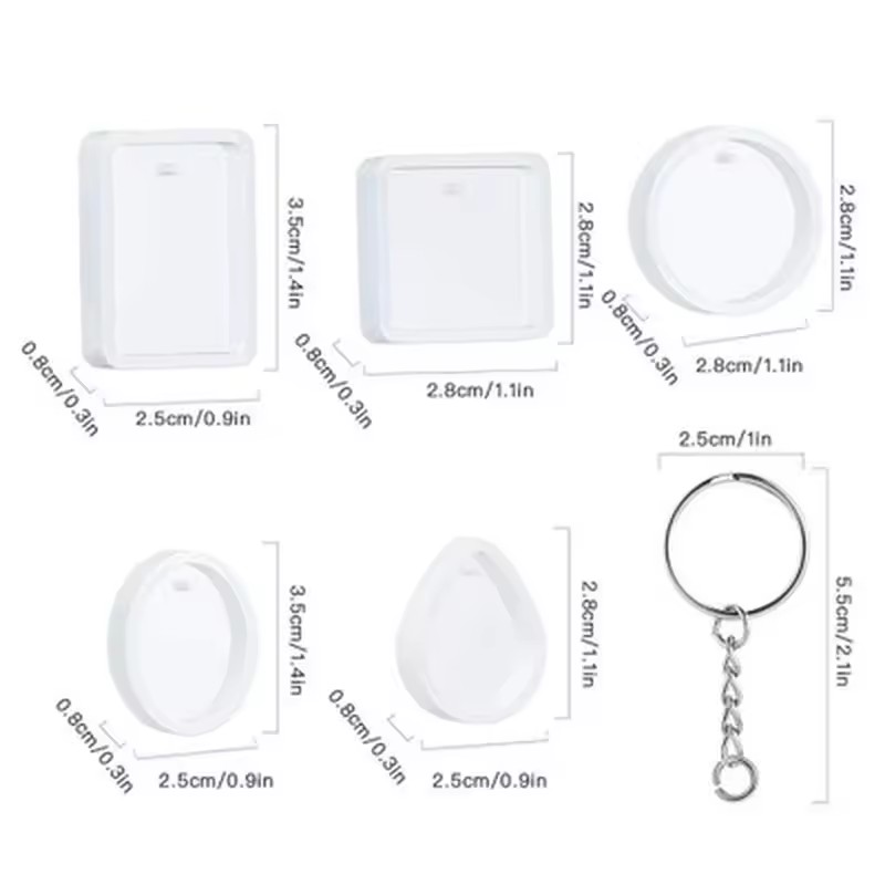 Set da 20 pezzi: kit di stampi - Silicone Epoxy Resin Molds Set recensione e prezzo